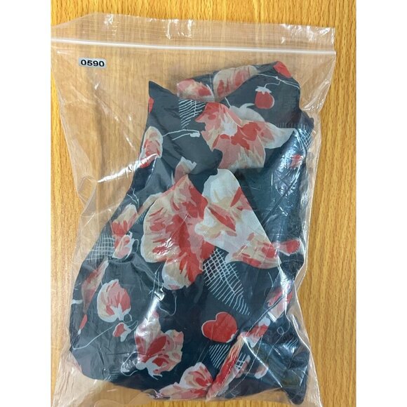 VGUC Mimi Chica Floral Mini Dress Short Sleeves Elastic Waist Vintage Look Small - Picture 14 of 14